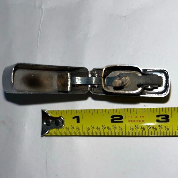 McGINNIS Inc. Men's Silver South Ohio Marine Ship Flip Top Cigarette Lighter zip - Picture 7 of 7